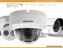Tablet Screenshot of orangecountyvideosurveillance.com